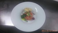 Tartar s chřestem a rukolové pesto