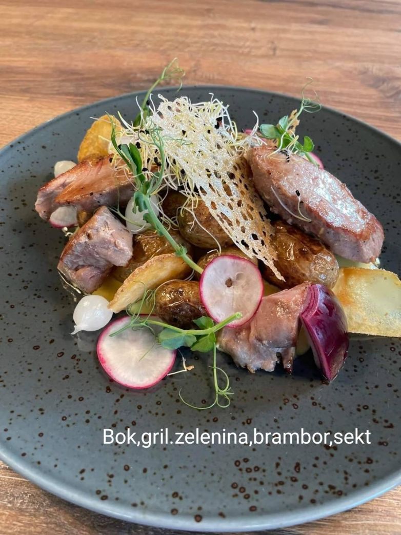 Ukázka jídel na degustaci