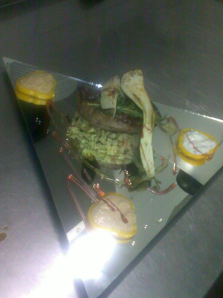 Steak z nízkého roštěnce s kuskusem